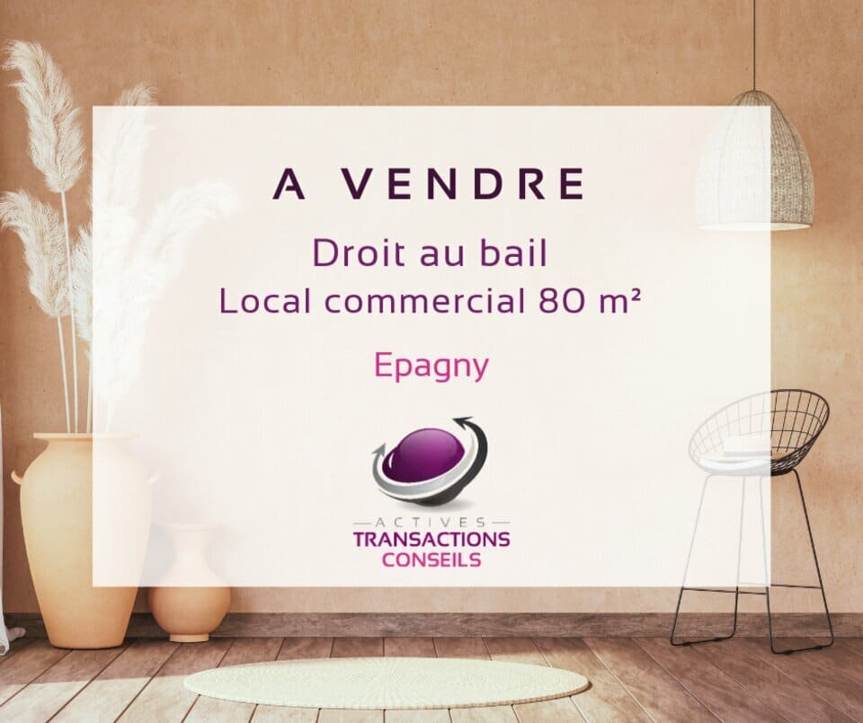 Affiche à vendre un droit au bal d'un local commercial de 80m2 à Epagny