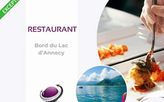 restaurant à vendre bord du lac d'Annecy